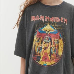 Urban outfitters iron maiden graphic tee
